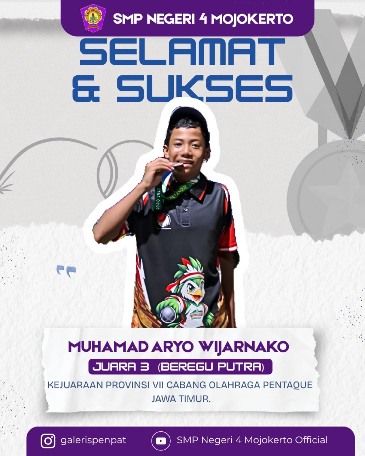 selamat dan Sukses atas Prestasi yang diraih 